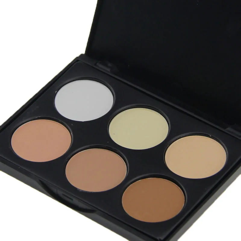

New 6 Colors Contour Pressed Face Concealer Highlighting Bronzing Powder Makeup Blush Palette QRD88