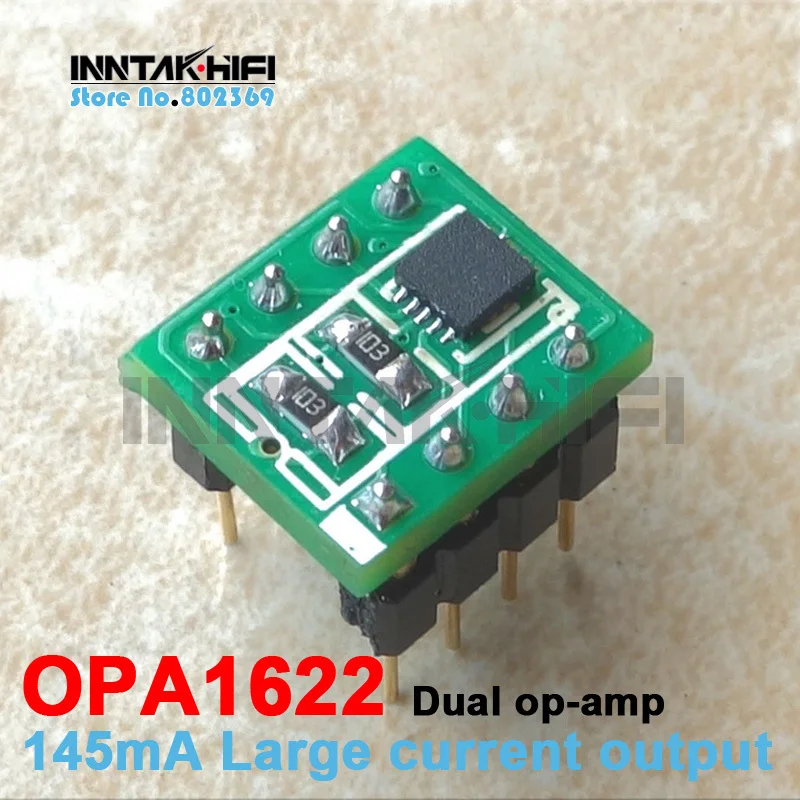 1PCS OPA1622 DIP8 Dual OP amp 145mA Large current output / Low