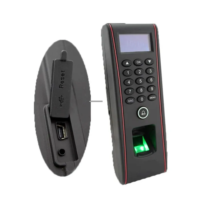 

TF1700 Waterproof biometric fingerprint and RFID card access control system with RFID card reader RJ45 communication