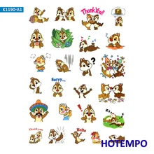 Lovely Chipmunk Chip and Dale Stickers for Girl Children Kids Gift DIY Letter Diary Scrapbooking Stationery Pegatinas Stickers Lovely Chipmunk Chip and Dale Stickers for Girl Children Kids Gift DIY Letter Diary Scrapbooking Stationery Pegatinas Stickers