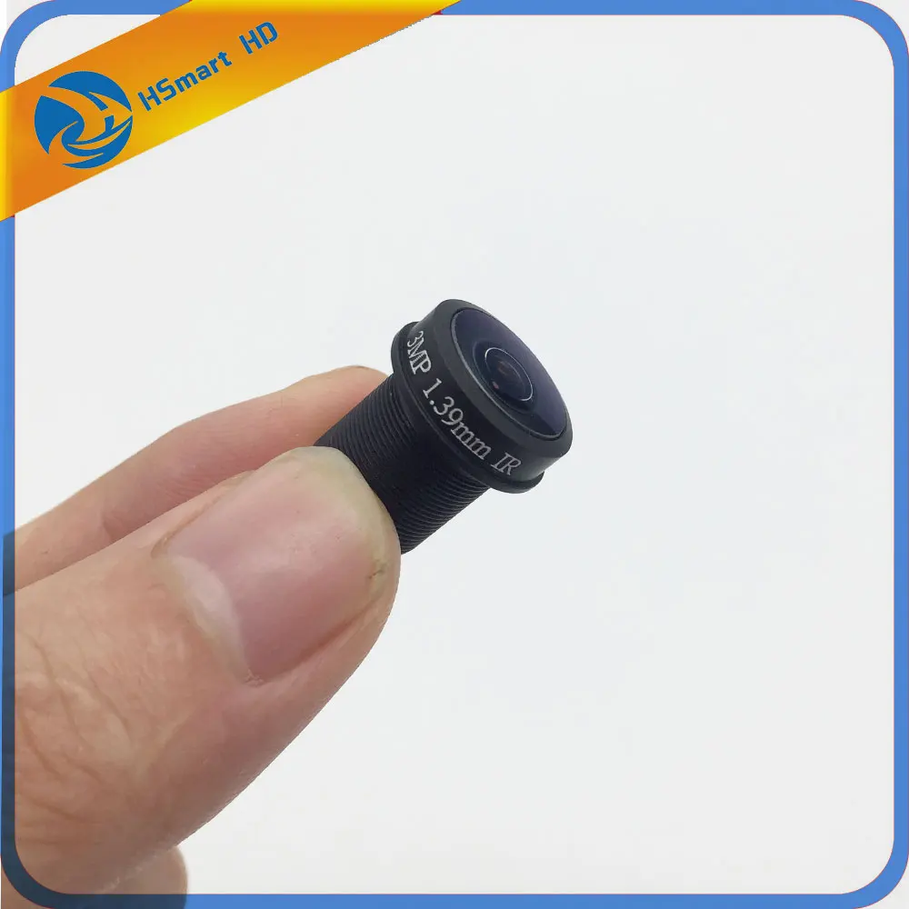 

HD 1.39mm 180 Degree F1.8 1/3 " 3MP Panoramic CCTV lens Fisheye for 720P/1080P Cameras