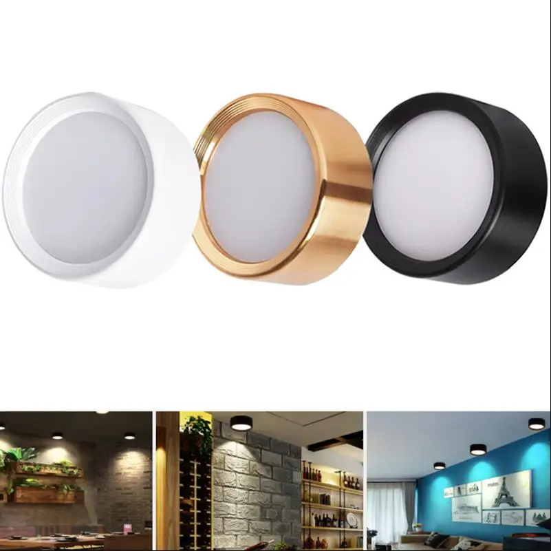 Ultra thin 4 Color LED Ceiling Light Fixture Lamp Surface Mount Living Room Bedroom Bathroom