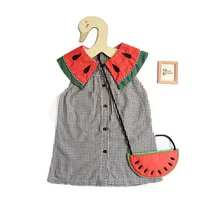 Cute Toddler Infant Newborn Baby Girls Watermalons Princess Wedding Sleeveless Summer Party Casual Dress