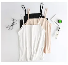 

Women Cotton Camis Solid Tanks & Camis Girls Vest Tops Tea Slim Solid Color Chiffon Tank By Casual Casual Camisole High New