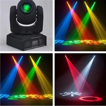 Горячая мини-прожектор 30 Вт Светодиодный светильник с подвижной головкой с пластиной гобо и цветной пластиной, высокая яркость 30 Вт Мини светодиодный светильник с подвижной головкой DMX512