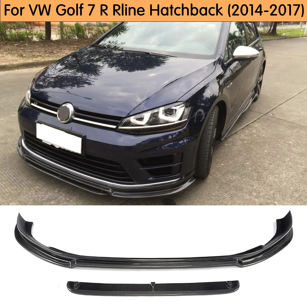 Комплект из углеродного волокна/FRP, пригодный для 14-17 VW GOLF 7 VII MK7 MK VII R Rline Hatchback pre-facelift передний спойлер для губ сплиттер