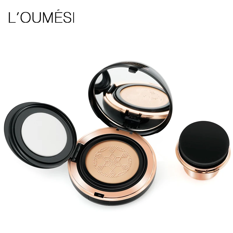 Loumesi Air Cushion BB крем-консилер увлажняющий тональный крем для макияжа Голый отбеливающий Макияж для лица корейская косметика