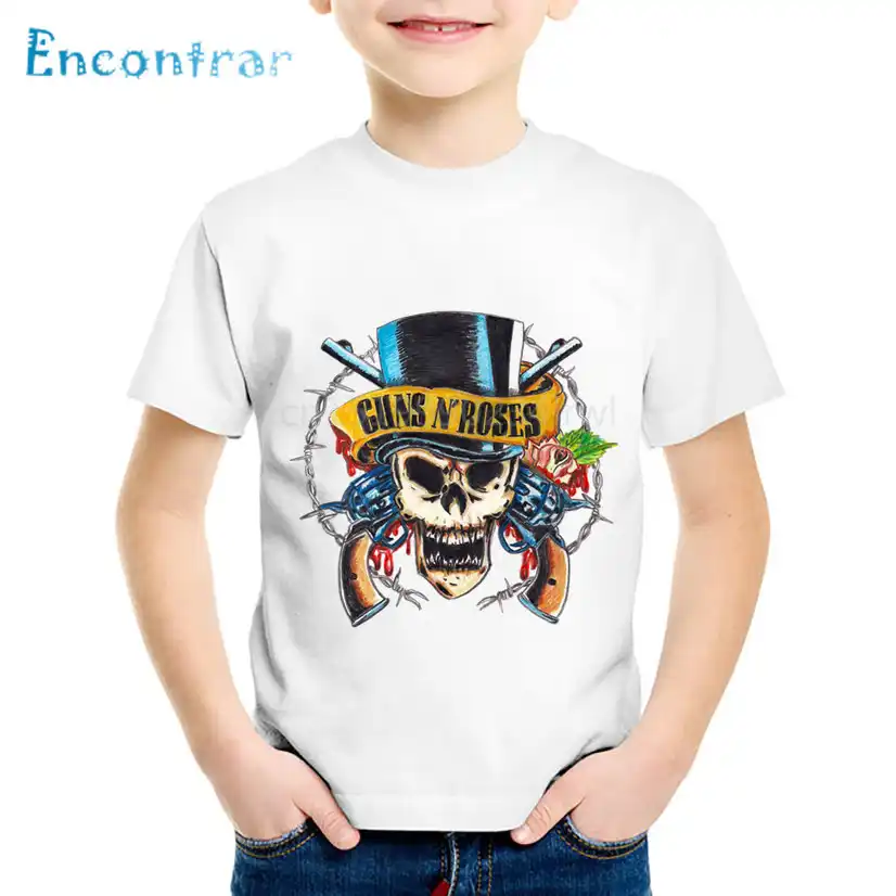 Kids guns n roses t shirt Clearance