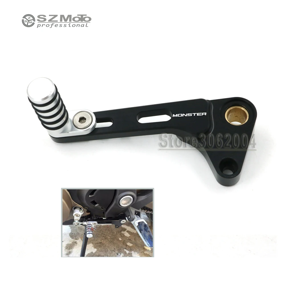 

For DUCATI MONSTER 821 1200/S MONSTER821 2014-2015 Motorcycle Accessories CNC Adjustable Gear Shift Lever Shifter Pedal Logo