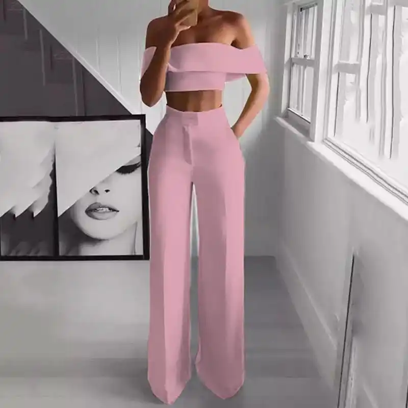 black top pink pants