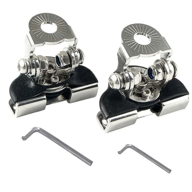 2Pcs Work Light Bracket,Universal Stainless Steel Car Hood LED Work Light Bracket Off Road Work Lamp Mount Holder