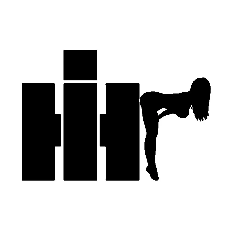 17 2*11 8 см модная виниловая HI Girl водостойкая наклейка на окна автомобиля