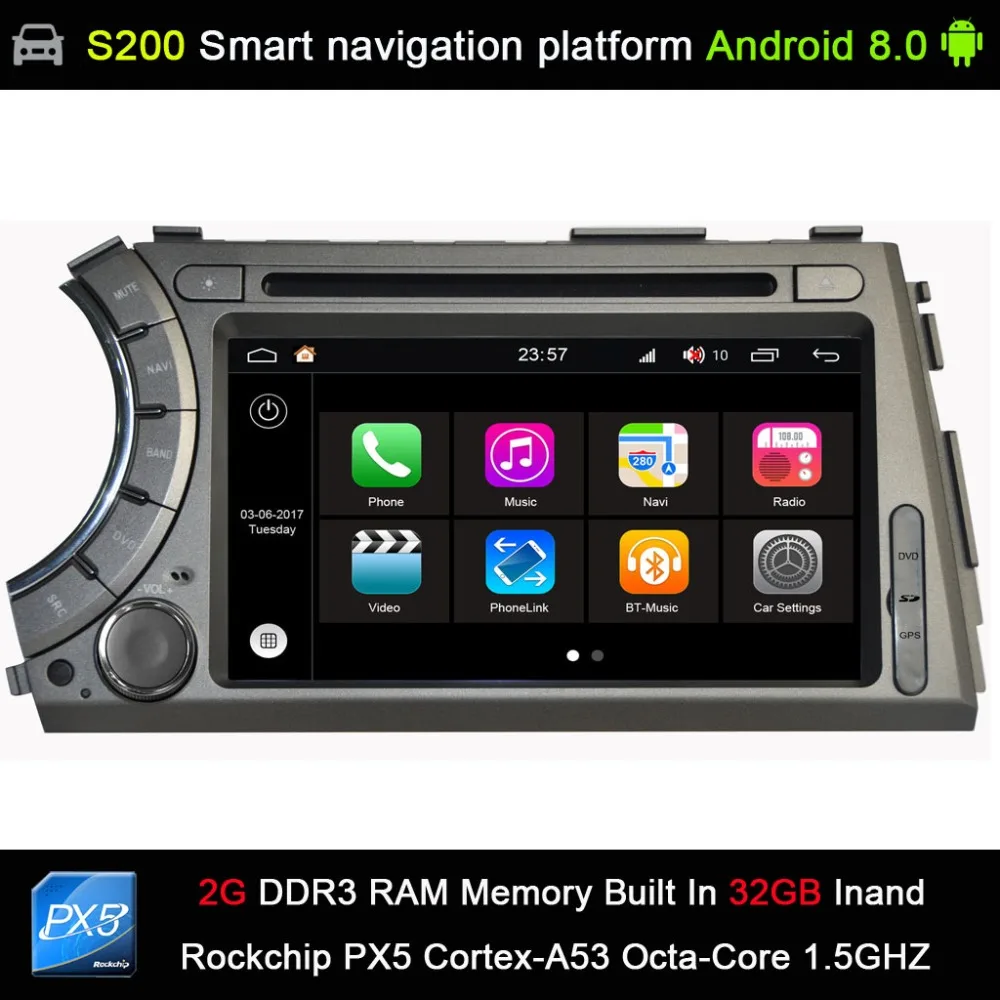 

Android 8.0 8 Octa Core 32GB INAND flash CAR DVD PLAYER GPS for Ssang yong Ssangyong Actyon Kyron 2005-2013 Car Audio player
