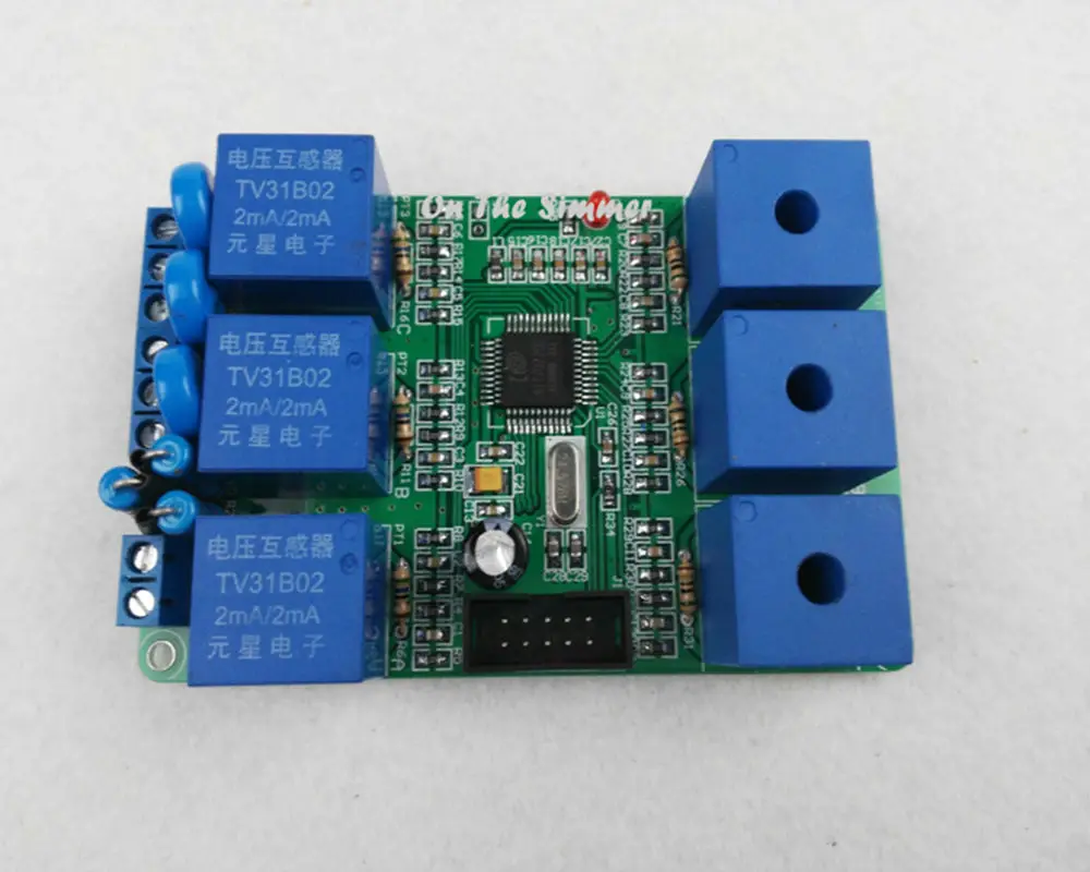 

ATT7022 AC sampling board voltage, current, power factor and other parameters