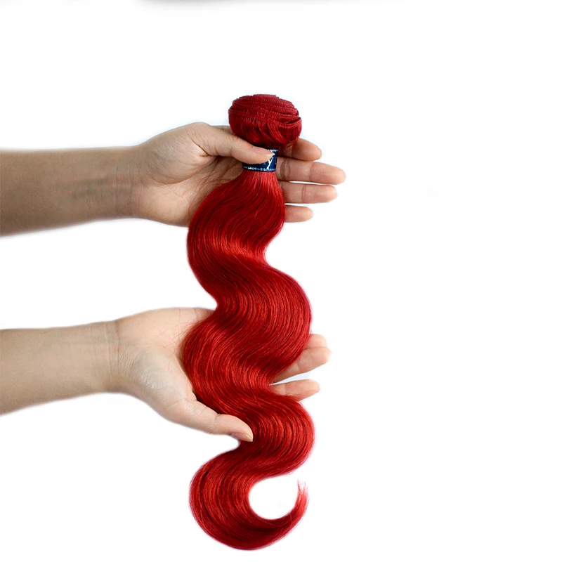 Remyblue человеческие волосы 99J красные пучки с закрытием бордовые пучки бразильские волосы волна тела 3 пучка с закрытием 100 remy волосы