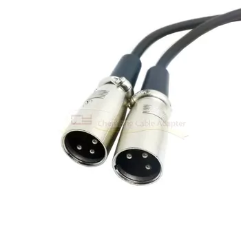 

3pin XLR Female To Dual XLR Male Audio Splitter Microphone Cable 50cm