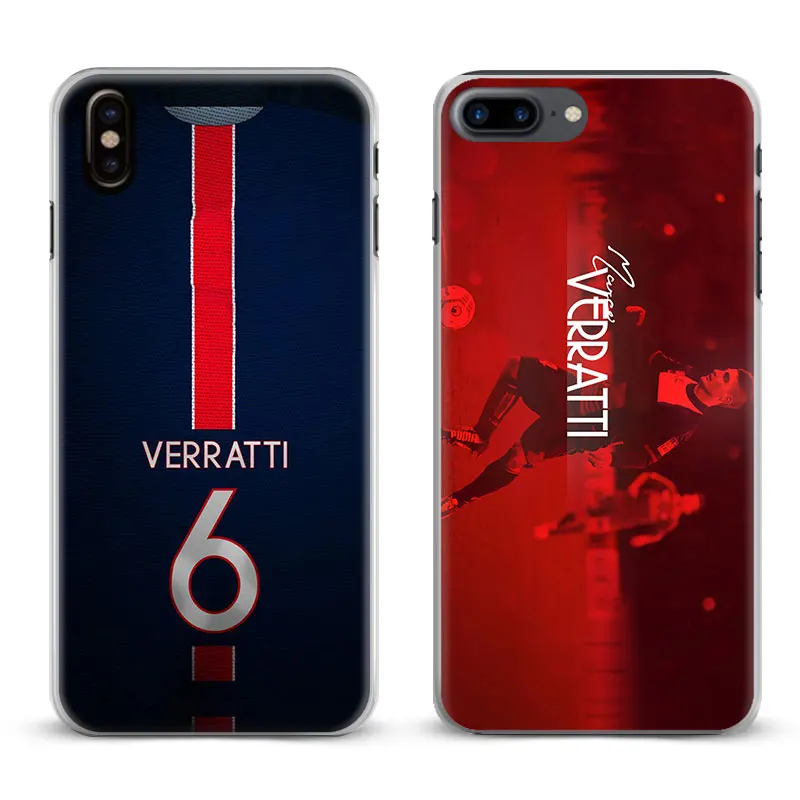 

Marco Verratti Coque Fashion Phone Case For Apple iPhone X 8Plus 8 7Plus 7 6sPlus 6s 6Plus 6 5 5S SE Cover Shell
