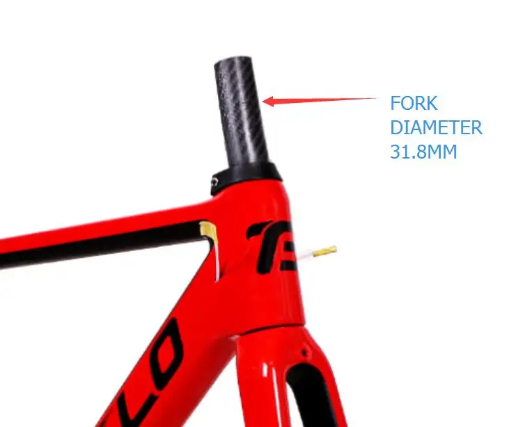 Best Costelo Rio 3.0 carbon fibre road bike frame fork clamp seatpost Carbon Road bicycle Frame 880g with integrated handlebar 0