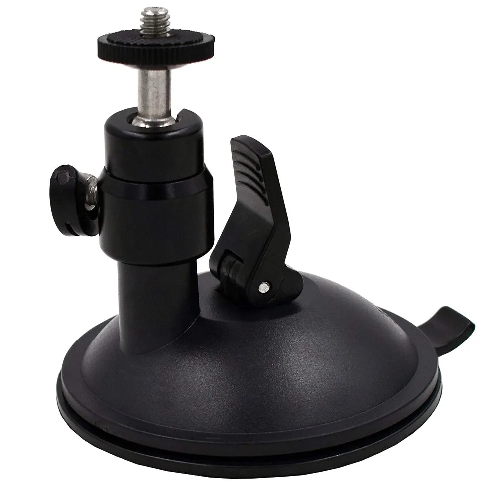 Windshield Suction Cup Mount Ball Head Mount Smart Phone Clip, Cameras