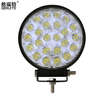 

GERUITE 1pcs 72W 10-30V LED Work Lamp Light Bar Waterproof Combo Beam Offroad Boat Car Motorcycle SUV ATV Night Driving Lighting