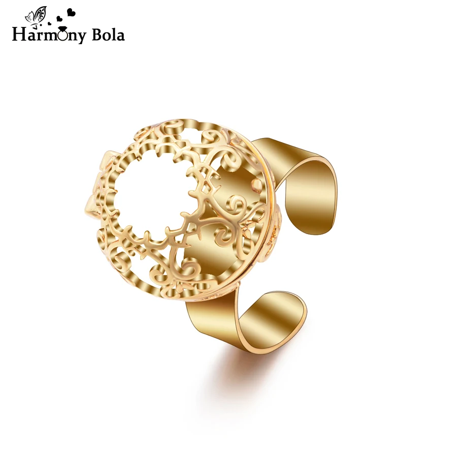 5PCS Harmony Bola Gold Color Cage Ring for 12mm Eudora Harmony Ball