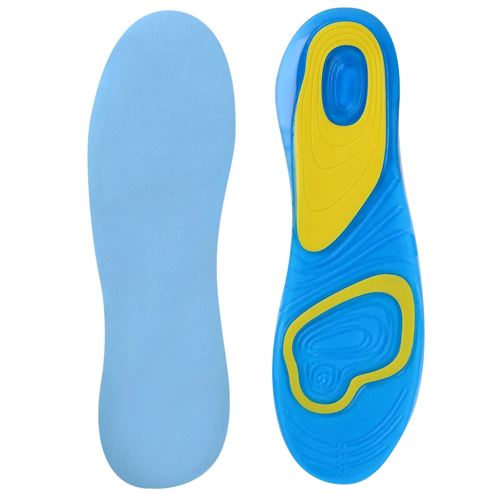 Elino/высокие эластичные гелевые стельки на воздушной подушке для амортизации, мужская и женская спортивная обувь на каблуке, стелька semelle