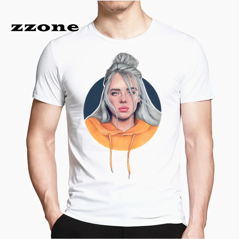 

Billie Eilish Fashion T-shirt O-Neck Short Sleeves Summer Unisex oversize Men And Women Tshirt HCP4545