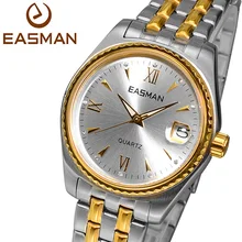 EASMAN Brands Watch Mens Gold Watches Business Goldsmith Design Large Date Show For Mens Luxury Watches