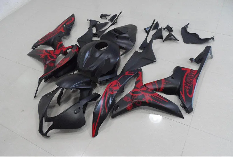 

New Injection mold motorcycle Full Fairing kit Fit For Honda CBR600RR F5 2007 2008 07 08 600RR 600 ABS fairings Custom black red