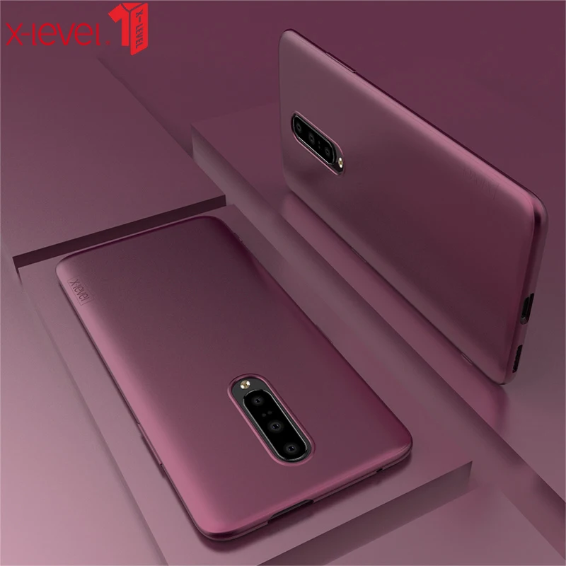 X-Level Мягкий силиконовый чехол из ТПУ для Oneplus 7 1 + супер светильник Ультратонкий на