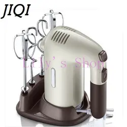 JIQI автоматический Многофункциональные бытовые электрические тесто миксер ручной веничек для взбивания яиц блендер венчик взбивание