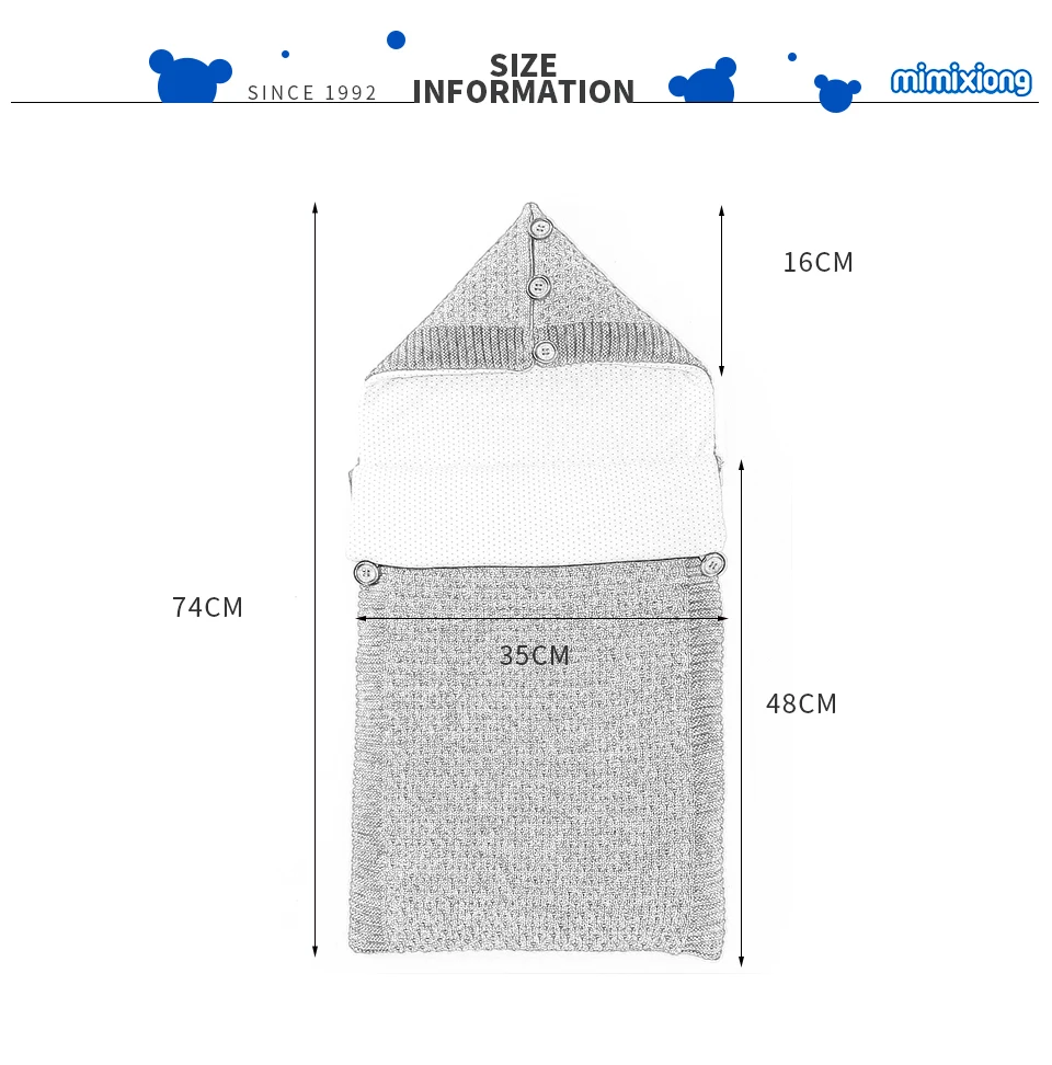 Детские спальные мешки для новорожденных; теплая пеленка для новорожденных; конверт; одноцветная детская коляска для маленьких мальчиков и девочек; спальные мешки на молнии