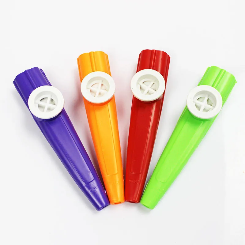 IRIN Plastic Random Color Kazoo Children Best Gift Mouth Flute Portable Lightweight Mouth Organ Music Lover Woodwind Instruments