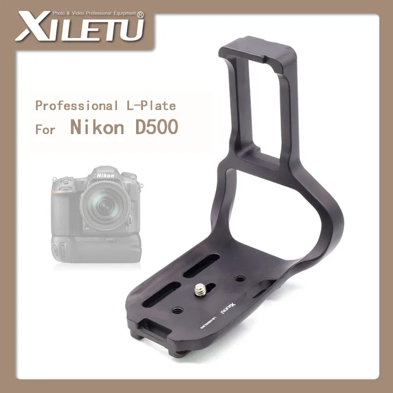 XILETU LB-D500LBG L мяч Торцевая крышка Quick Release Plate и крепления шариковой головки 1/4 3/8 дюйма интерфейс Arca Стандартный для Nikon D500