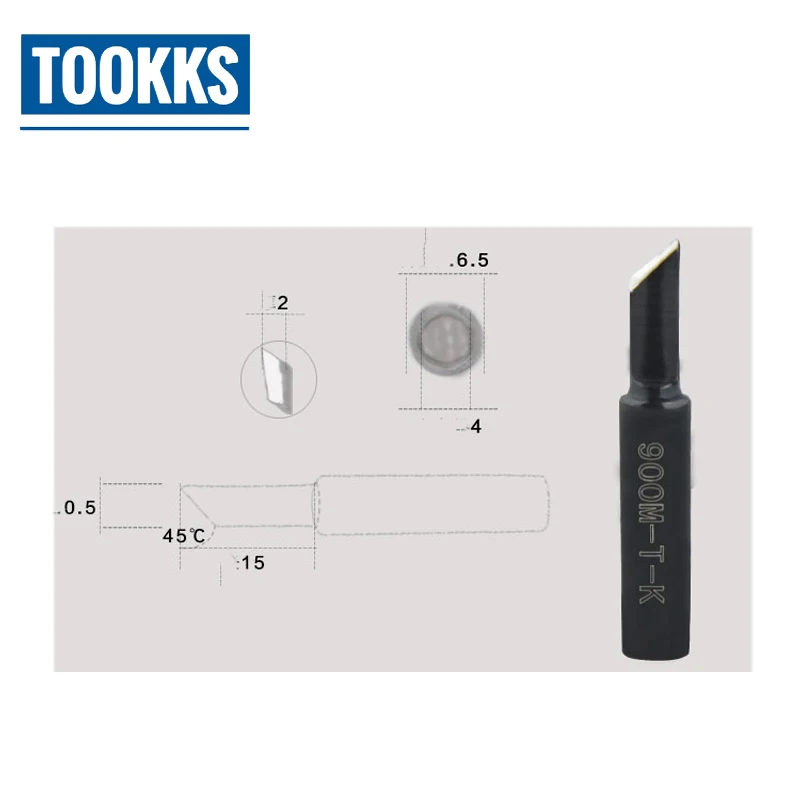 16 шт./лот без примесей свинца и 900M T наконечник паяльника комплект Weling Жало для Hakko 936/937/928 станция сварочная головка