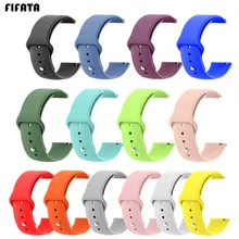 FIFATA силиконовый ремешок для Xiaomi Huami Amazfit Bip Молодежные часы 20 мм спортивный ремешок для samsung Galaxy/gear S3 часы 22 мм