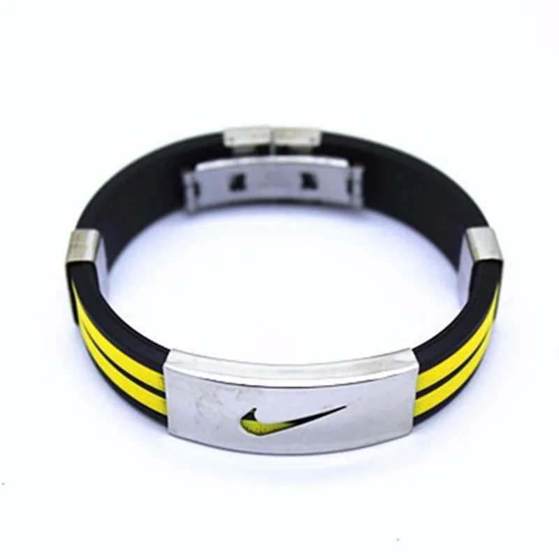 Fashion Trendy Men Bracelet High Quality Stainless Steel Silicone Fashion Trendy Men Bracelet High Quality Stainless Steel Silicone Bracelets Jewelry Accessories For Best Friends Wristband In Cuff From