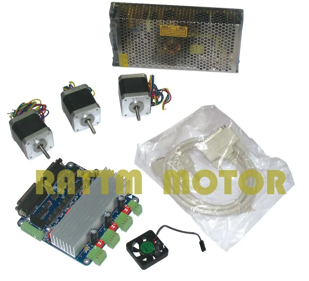 3AxisCNCcontrollerkit3NEMA1778ozinsteppermotor3axisTB6560