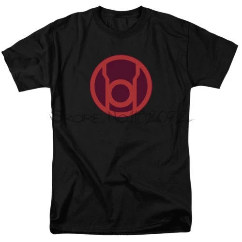 brand mens tshirts Green Lantern Red Symbol Rage Officially Licensed Adult Shirt S-3XL funny gift tops present for him | Мужская одежда