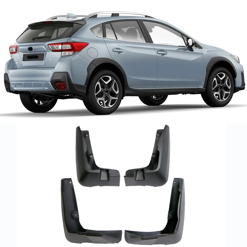 4Pcs Front Rear Car Mud Flaps For Subaru XV Crosstrek 2018 Mudflaps