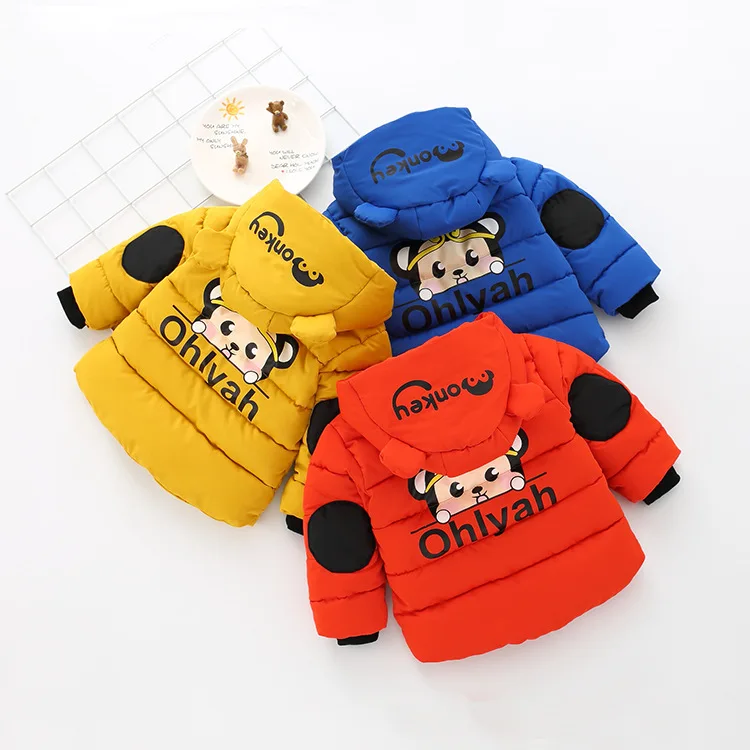 

JIOROMY new cartoon monkey with thick cotton-padded clothes coat down cotton-padded clothes hand cotton undertakes to 597