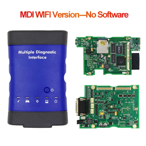 Новейший V2019.04 для GM MDI несколько OBD2 Диагностический Инструмент wifi/USB OBD mdi устройство автодиагностики с многоязычным для Opel сканер - Цвет: WIFI NO Software