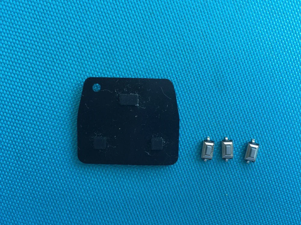 Car Key Shell Rubber Pad For Toyota Lexus Remote Key Flip Shell 3 pcs Micro Switches