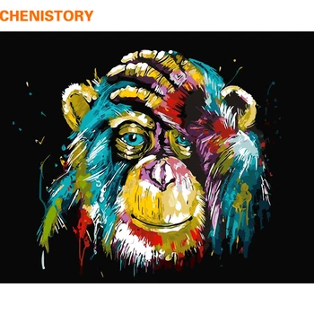

CHENISTORY Animals DIY Painting By Numebrs Kits Acrylic Paint On Canvas Paint By Numbers Home Wall Art Picture Unique Gift 40x50