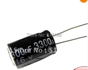 

200pcs/lot 16V 3300uF Electrolytic Capacitor Radial and Low Esr