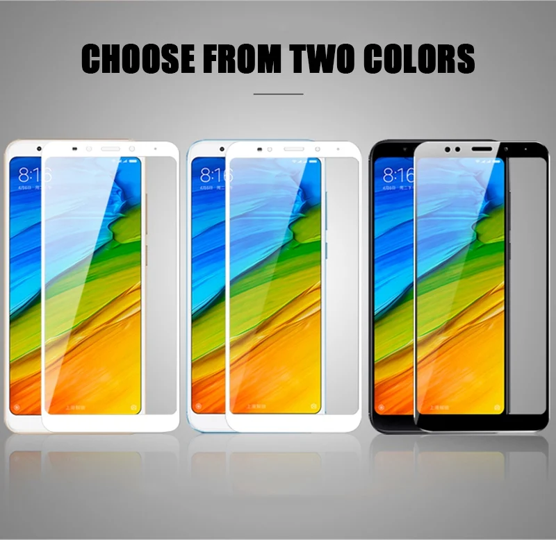 Artisome Protective Glass Xiaomi Redmi 5 Plus Note 5 Global Pro 5 Glass S2 S 2 4X 5A Mi Mix 2s 6 6X Full Cover Screen Protector  (5)