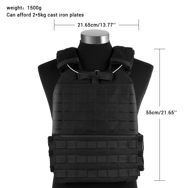 Tactical Vest Military Paintball For Crossfit Molle Adjustable Elasticity Chest Vest Outdoor Combat