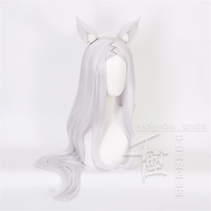 Аниме Sewayaki Kitsune no Senko san белая лиса косплей костюм парик Синтетические длинные