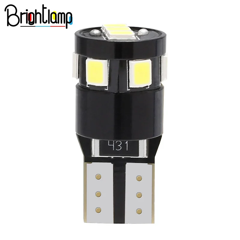 

2Pcs T10 168 194 W5W Car Reading Light License Plate Light Width Lamp Door Light LED Door Opening Warning Light