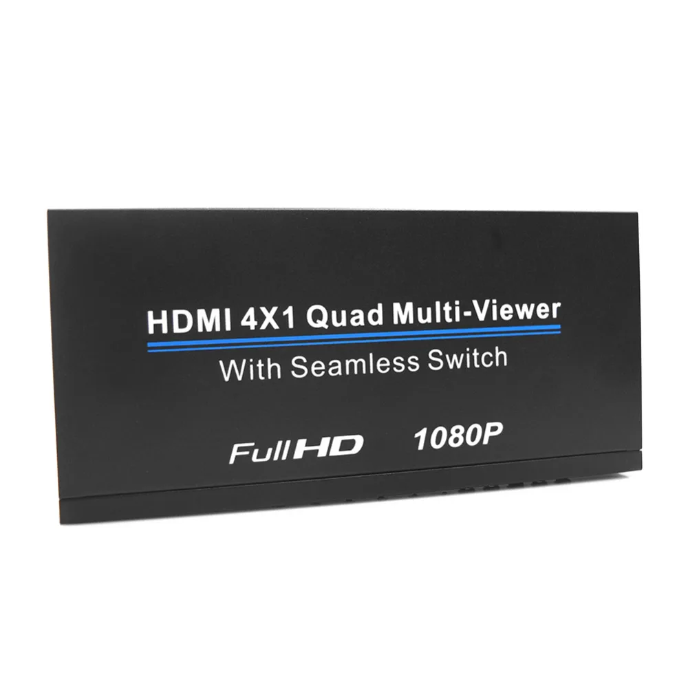 

HDMI 4X1 Quad Multi-Viewer Full HD 1080P HDMI Quad Screen Real Time Multi-Viewer Splitter Seamless Switcher IR Control